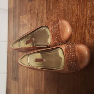 💙 ECCO brown ballet flats